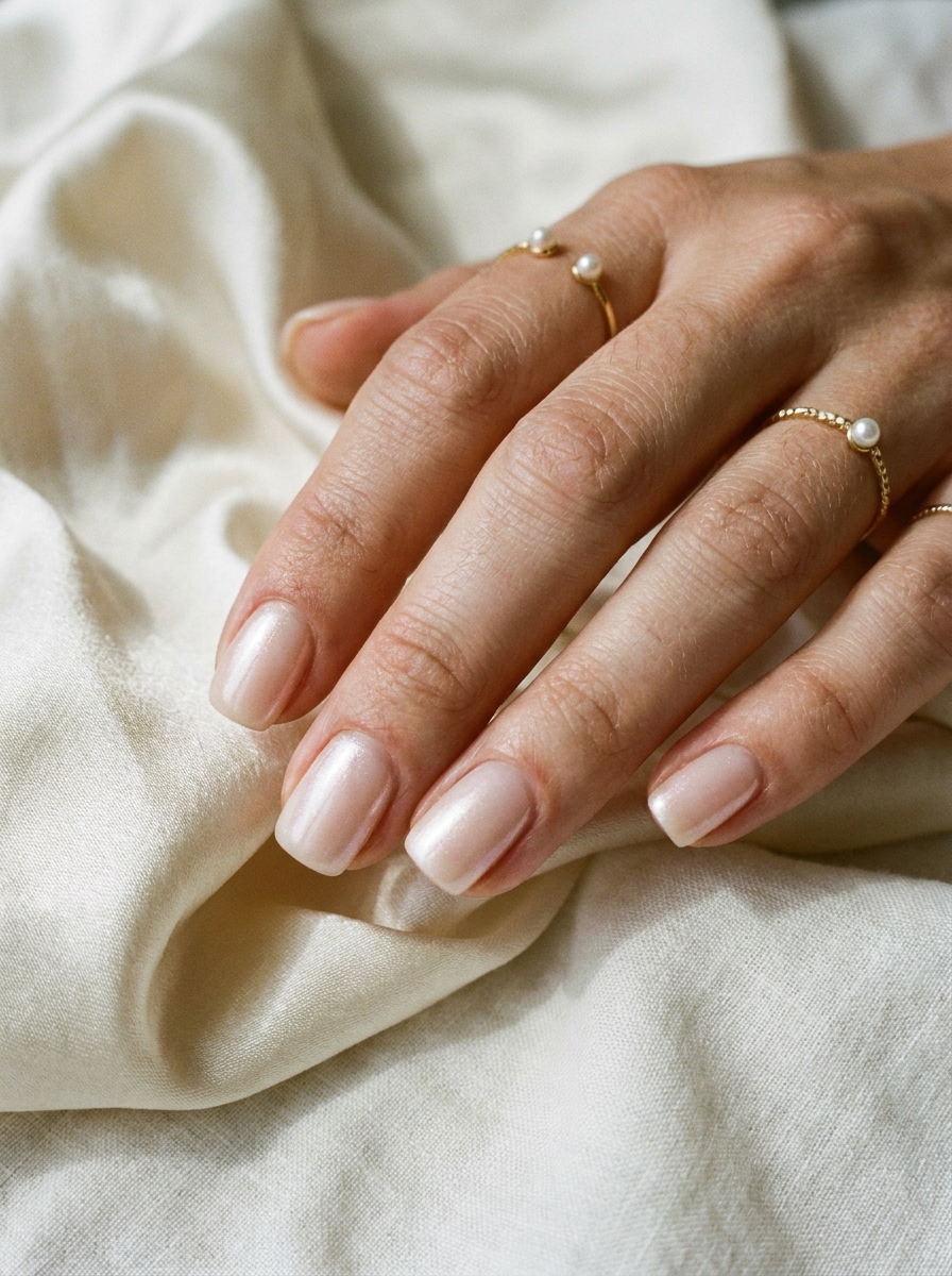 Pearl Square Nails als Nägel Square Sommer Inspiration 2026